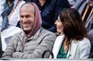 Zinédine Zidane et sa femme Véronique au tournoi de Roland Garros, le 27 mai 2022.