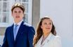 Le prince Christian et la princesse Isabella de Danemark, le 30 avril 2022