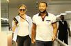 Chrissy Teigen et John Legend à la sortie d'une clinique de Los Angeles, le 8 août 2022.