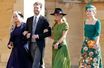 Louis Spencer, sa mère Victoria et ses sœurs Eliza et Kitty au mariage du prince Harry à Windsor, en 2018.