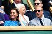 Kate Middleton et le prince William au tournoi de Wimbledon, à Londres, le 5 juillet 2022.