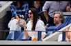 Anne Hathaway et son mari Adam Shulman assistent à la finale de l'US Open, à New-York, le 11 septembre 2022.