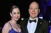 Jazmin Grace Grimaldi et son père le prince Albert de Monaco au Global Ocean Gala, à Beverly Hills, le 6 février 2020.