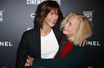 Sophie Marceau et Brigitte Fossey à l'avant-première du film «Une femme de notre temps», à Paris, le 29 septembre 2022.