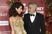 George et Amal Clooney lors de la première édition des Justice Albie Awards à New York, le 29 septembre 2022.