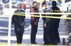 La police sur le campus de l'Université de l'Arizona mercredi après le meurtre.