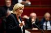 Marine Le Pen, lors du débat sur la motion de censure, le 23 octobre 2022.