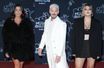 Jenifer, M. Pokora et Louane à la 24ème édition des NRJ Music Awards au Palais des Festivals de Cannes, le 17 novembre 2022.