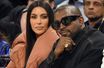 Kim Kardashian et Kanye West le 16 février 2020 à Chicago.