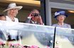 Le roi Charles III, son épouse Camilla et Lady Susan Hussey au Royal Ascot, le 15 juin 2022.