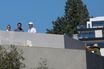 Jennifer Lopez et Ben Affleck visitent le chantier d'une villa à Bel Air, à Los Angeles, le 1er octobre 2022.