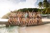 Un ponton de rêve avec les trente participantes de l’édition 2023 réunies autour de Diane Leyre, Miss 2022. Le 24 novembre, au Club Med La Caravelle.