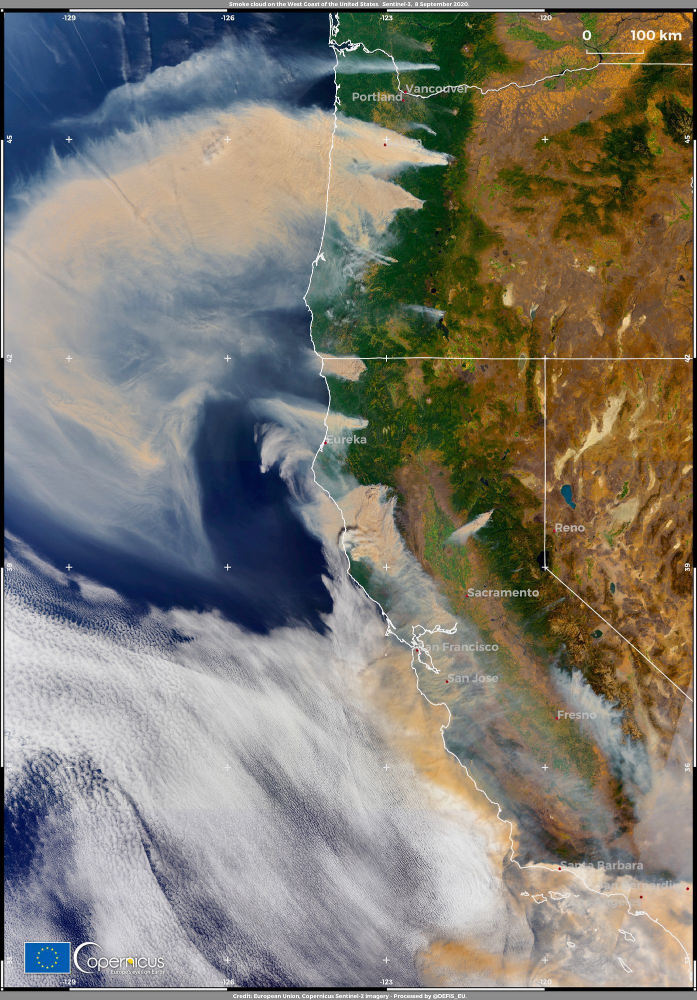 Incendies dans l'Ouest des Etats-Unis - 8 septembre