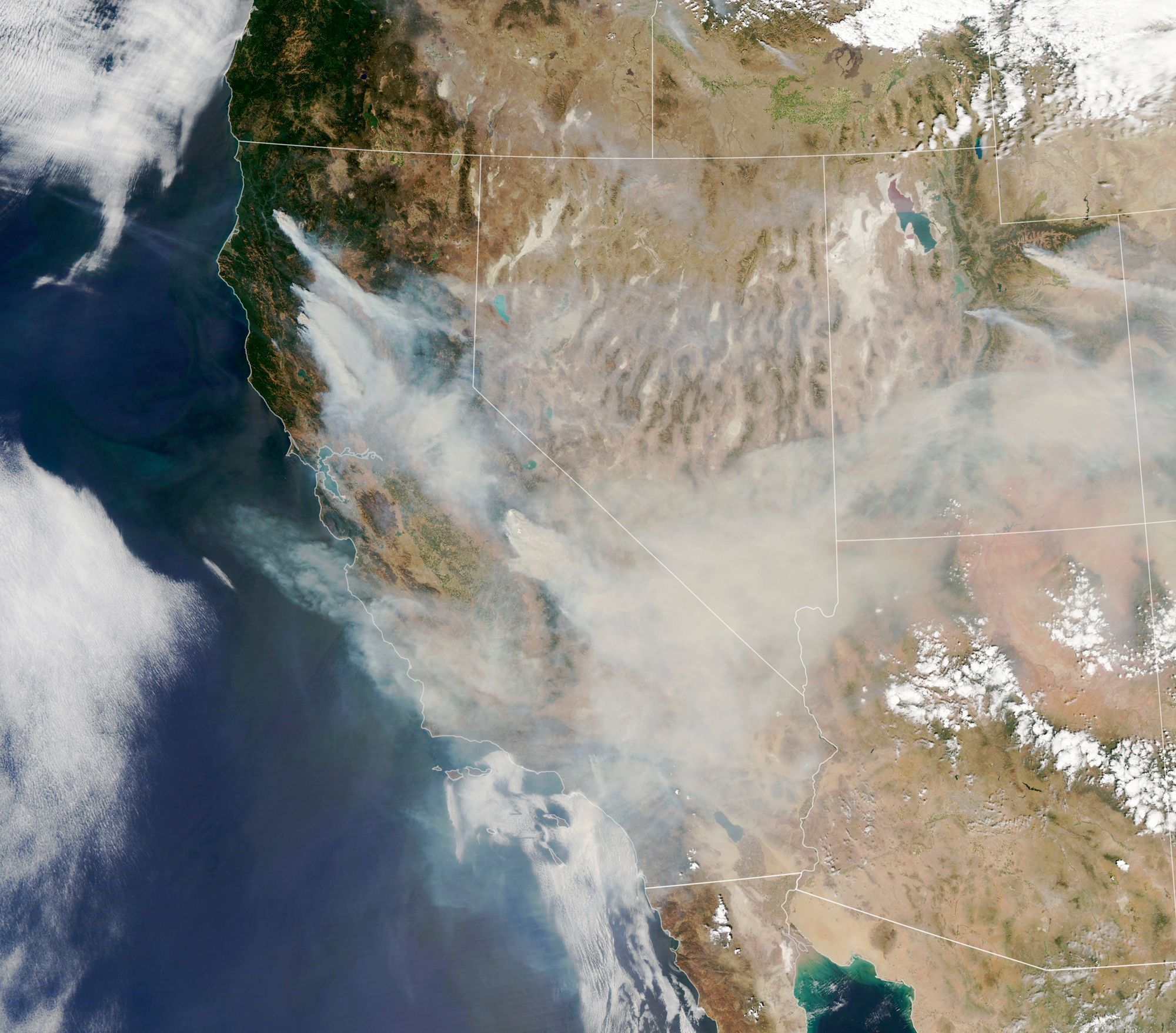 Incendies dans l'Ouest des Etats-Unis - 7 septembre