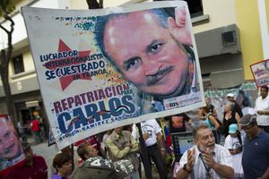 Des supporters de Carlos, à Caracas en 2013.