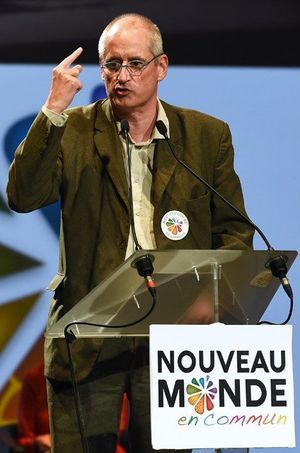 Le candidat écologiste et Front de gauche, Gérard Onesta.