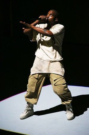 Kanye West en concert à Paris