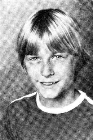 Kurt Cobain à 13 ans en 1980.