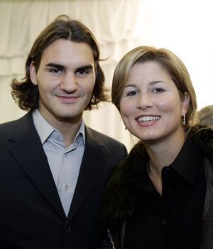 Mirka et Roger Federer