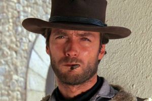 Clint Eastwood dans "Pour une poignée de dollars".