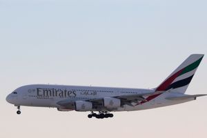 Un A380 aux couleurs d'Emirates.