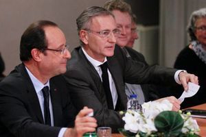 André Vallini avec François Hollande en janvier 2013.