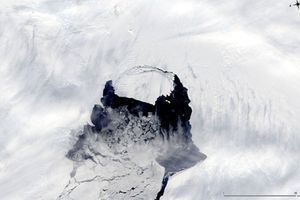 Photo de Pine Island prise par la NASA.