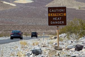La Vallée de la mort est connue pour ses températures particulièrement élevées.