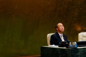 Le secrétaire général des Nations unies Ban Ki-moon