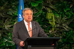 Le secrétaire général de l'ONU Antonio Guterres, le 12 mai.