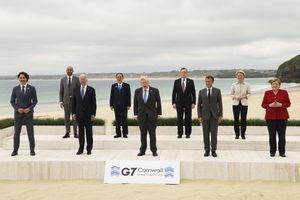 Lors du sommet du G7, en juin 2021.