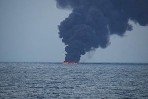 Sanchi, le pétrolier iranien ayant sombré en mer de Chine orientale, en janvier dernier.