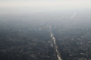 Pollution à Paris, lundi 5 décembre.