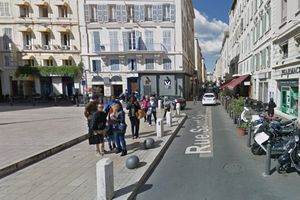 A Marseille, la rue où s'est produit la fusillade.
