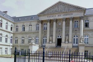 Le palais de justice d'Amiens, où va avoir lieu le procès. 
