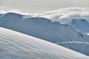 Une vue de l'Alpe d'Huez (Isère). 
