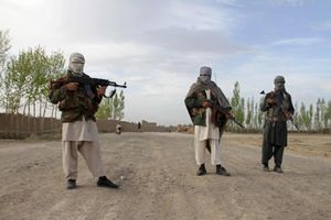 Des taliban dans la province de Ghazni en Afghanistan. 