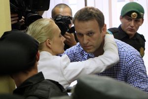 Alexeï Navalny, quelques minutes après le verdict. 
