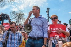 Alexeï Navalny à Moscou, le 5 mai 2018.