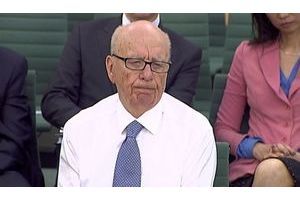  Rupert Murdoch, mardi, lors de son audition parlementaire.