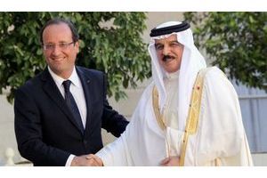  François Hollande a reçu la visite "surprise" du roi de Bahreïn, Hamed ben Issa Al Khalifa, fin juillet.