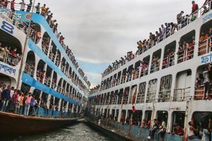 Bangladesh : des ferrys bondés à Dacca en prévision de la fête de l’Eïd