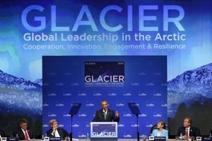 Barack Obama a tiré la sonnette d'alarme à la conférence internationale "Glacier" (Global Leadership in the Arctic : Cooperation, Innovation, Engagement and Resilience), à Anchorage, en Alaska.