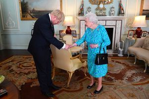Boris Johnson et la reine Elizabeth II, le 24 juillet 2019.