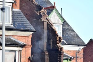 Immeuble explosé à Leicester en Angleterre