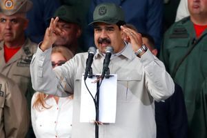 Nicolas Maduro à Caracas, en avril 2019.