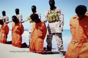 Daech filme une exécution de chrétiens éthiopiens en Libye en avril 2015.