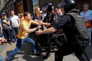 Des centaines d’arrestations lors d’une manifestation à Moscou