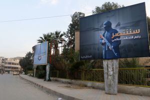 Des affiches de Daech trônent à Raqqa 