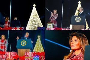 Donald et Melania Trump lancent les festivités de Noël à la Maison-Blanche